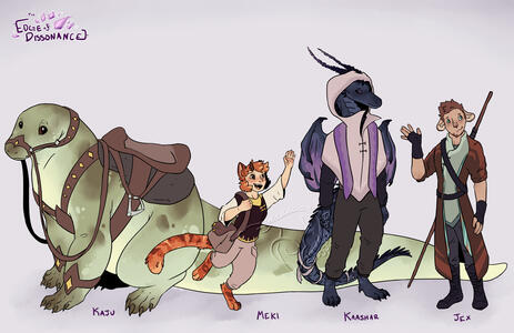 Edge of Dissonance - Character Lineup Edge of Dissonance - Character Lineup