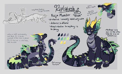 Riplakesh - kaiju monster Riplakesh - kaiju monster
